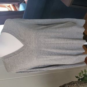 Banana Republic V-Neck Grey Sparkling sweater